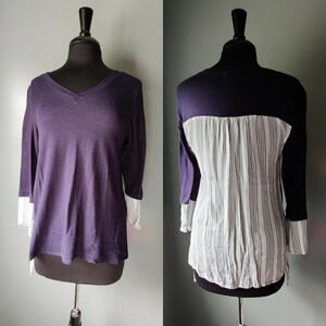 Westport Mixed Media Blouse